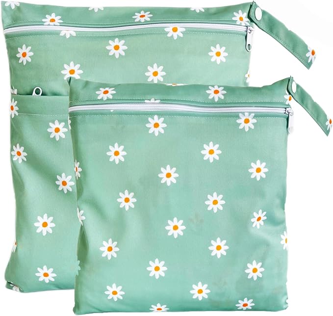 TRASUN Wet bag (Holiday Style, 2 pack, Chrysanthemum 1)