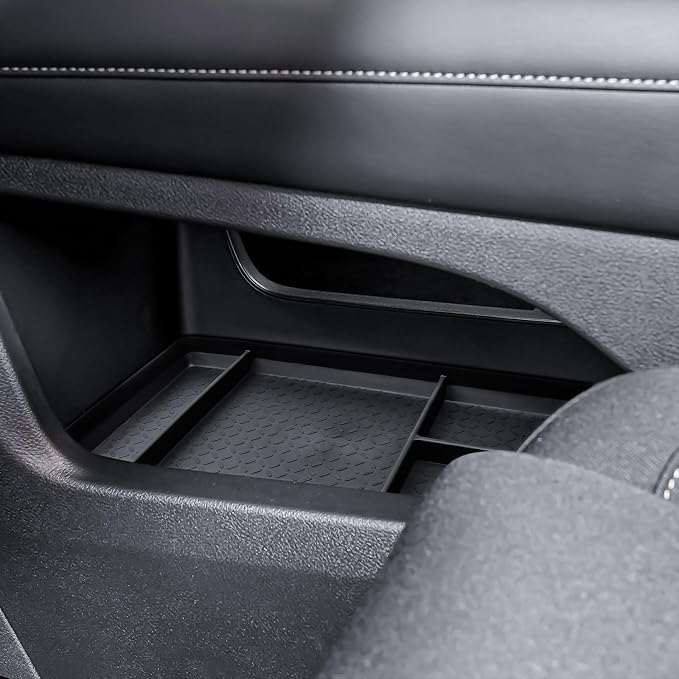 HGWEI Lower Center Console Organizer Compatible with Nissan Pathfinder 2022 2023 2024 2025 2026 Interior Accessories Floor Armrest Storage Box Insert Tray Interior Compartment Divider