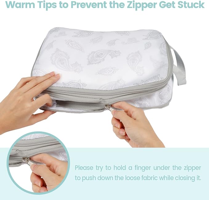 Cambond Compression Packing Cubes for Travel - Lightweight Expandable Travel Bags Luggage Organizers Travel Essentials Compression Cubes for Travel Space Saver for Carry on Suitcases Organizer