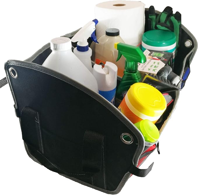 DG Trunk Organizer Cargo Storage for Car SUV Collapsible Portable with Strap Handles