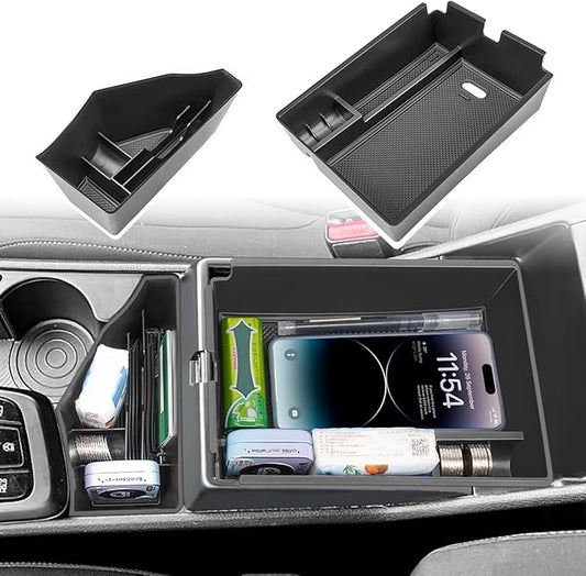 Center Console Organizer Compatible with Kia Sportage NQ5 Hybrid 2023-2025 2026 Armrest Storage Box Middle Console Tray Interior Accessories-Hybrid Edition with Electronic Transmission ONLY