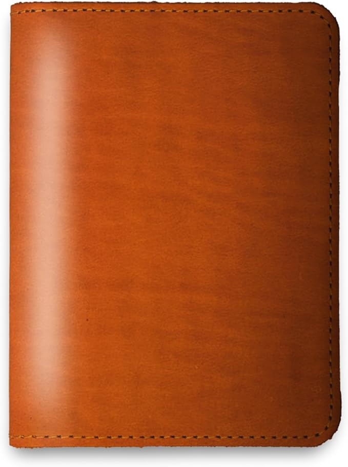 PEGAI Personalized Leather, Passport Holder For Travel | Handmade Passport Wallet Cover Case | Travel Document Holder, Passport Cover for Men, Women, and Family | Pike (Alpine Whiskey)