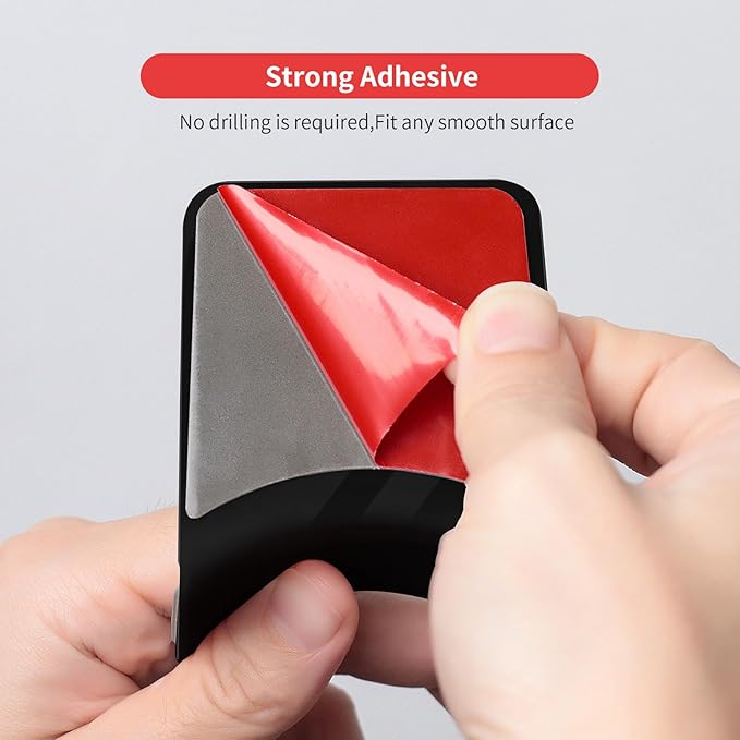 Headphone Wall Mount Mini Headphone Hook Holder with Strong Adhesive Headset Stand Headset Holder-Wall Mount