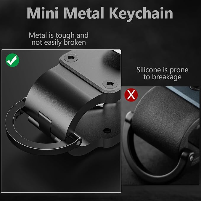 Key Organizer Minimalist Innovative Keyholder Compact Keys Organizer Smart KeyChain Secures 2-6 Keys