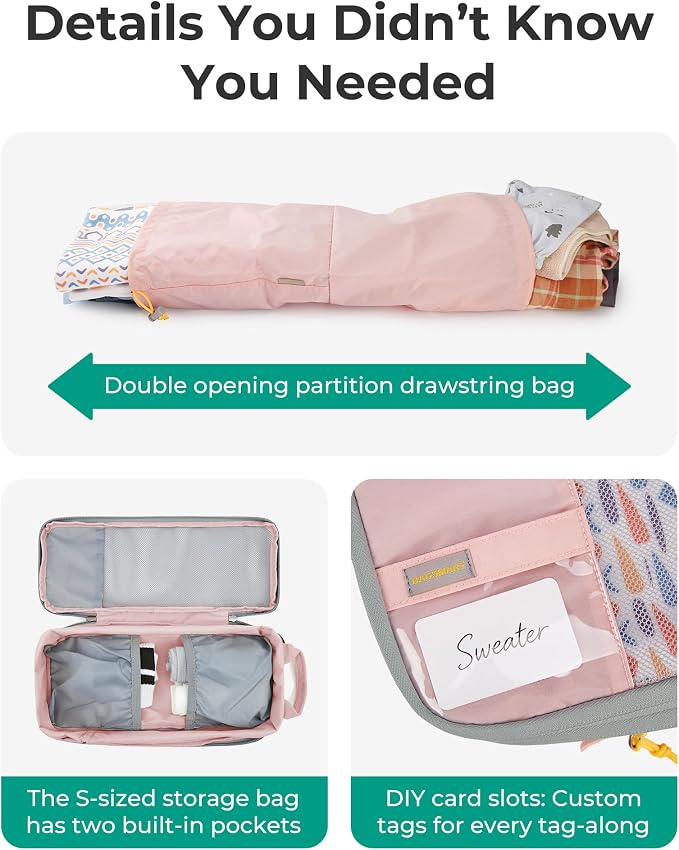BAGSMART 6 Set /4 Set/2 Set Compression Packing Cubes for Travel, Lightweight Luggage Organizer Bags, Durable Space Saver Bags Travel Essentials