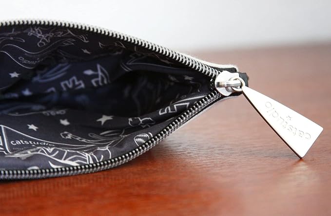 Catstudio Collegiate Zipper Pouch, North Carolina State University Travel Toiletry Bag - Ideal Gift for Alumni, Makeup Bag, Dog Treat Pouch, or Travel Purse
