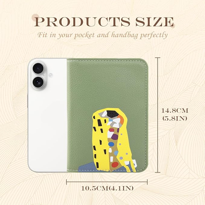 Lychii Slim Passport Holder RFID Blocking Travel Wallet - PU Leather Protector Case for Quick TSA Access, Secure Boarding Passes & ID Cards for Men Women International Travel