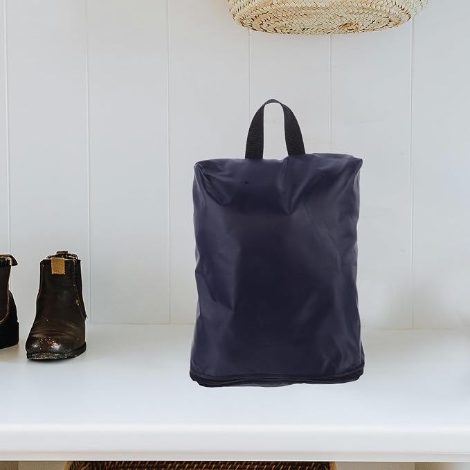 SOIMISS Travel Shoe Bag Waterproof Oxford Fabric Large Capacity Shoe Storage Organizer Tote for Travel Gym Sports Navy Blue Dustproof