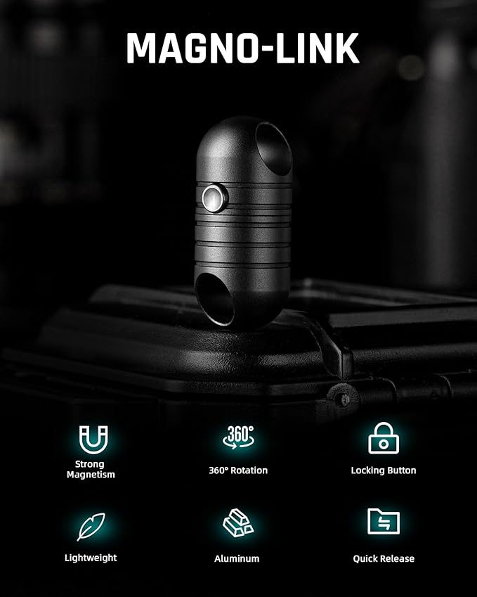 TISUR Quick Release Keychain, Magnetic Key Holder Keyring Connector, Detachable Key Chain Rings for Men Women Car Keys