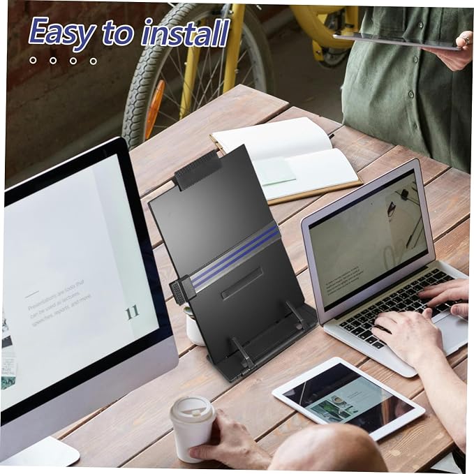 Lightweight Document Holder for Typing Desk Book Stand Holder for Desk