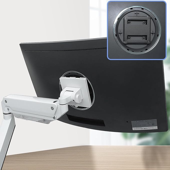 CFG70 Vesa Mount Compatible with Samsung CFG70 CFG73 24in 27in Curved Monitor for LC24FG70FQNXZA, LC27FG70FQNXZA, LC24FG73FQNXZA, LC27FG73FQNXZA ,75mmx75mm