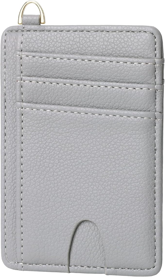 GEEAD Slim Minimalist Front Pocket RFID Blocking Card Holder Wallets for Men & Women