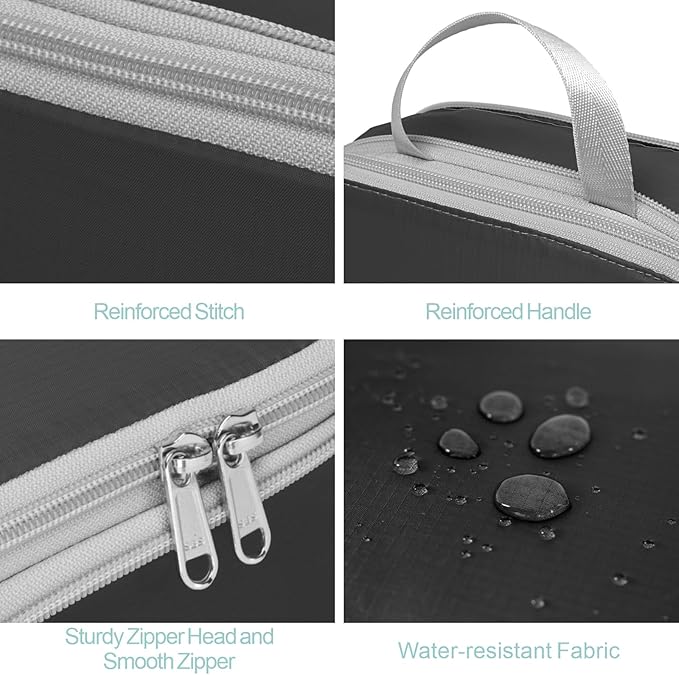 Cambond Compression Packing Cubes for Travel Women - Lightweight Luggage Organizers Bag Packing Cubes for Carry on Suitcases