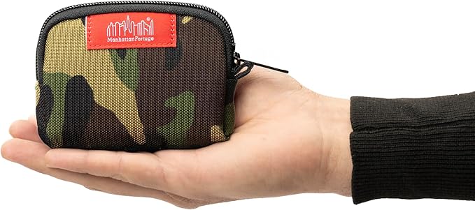Manhattan Portage Coin Purse With Zipper Closure Pouch Eclectic Colors Credit Card ID Card Jewelry Keys Water Resistant Gift 1000D CORDURA® Everyday Carry