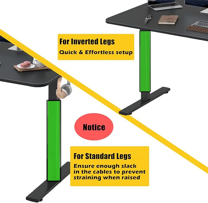 Under Desk PC Mount for Standing Desk, No Drilling Clamp-On CPU Holder with 10 Cable Clips, Heavy Duty Adjustable Computer Tower Stand Fits Most PC Cases up to 44lbs, Universal Gaming Desk Mount