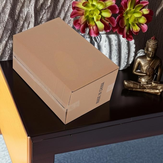 Toyvian Large Capacity Desktop Storage Bin Paper File Organizer Box with Lid for Office Organization and Present Box, Aesthetic and Practical Design for Document and File Storage