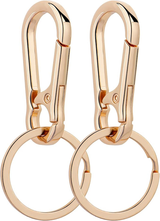 Wikavanli Metal Keychains Keyring Key Chain Ring Clip Holder Organizer for Home Car Keys Key Finder Women Men