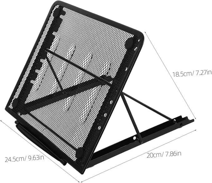 SEWACC Portable Laptop Stand Adjusting Copy Stand for Artists Heat Dissipation Reading Slope