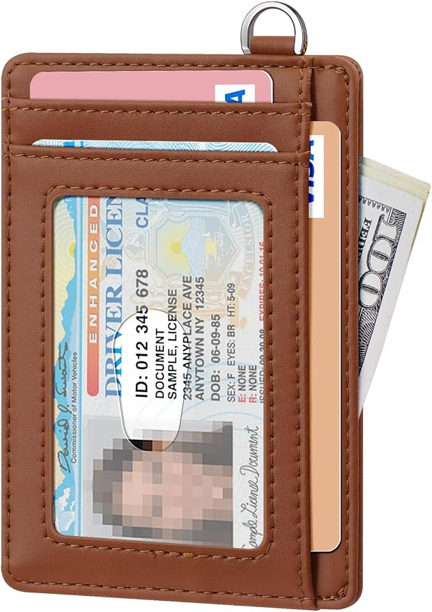 FurArt Slim Minimalist Wallet, Front Pocket Wallets, RFID Blocking, Credit Card Holder for Men