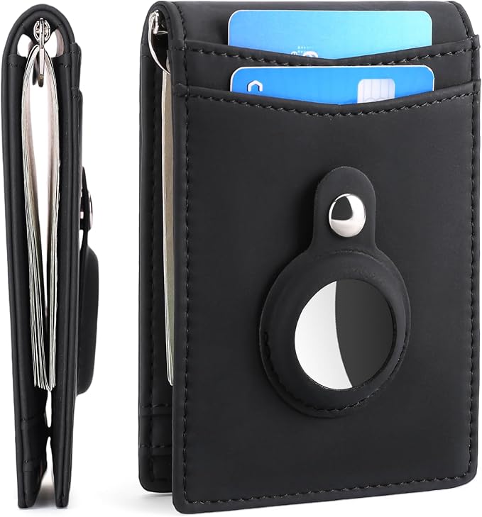 FALAN MULE Wallets for Men RFID Blocking Genuine Leather Bifold Minimalist Front Pocket Mens Wallet