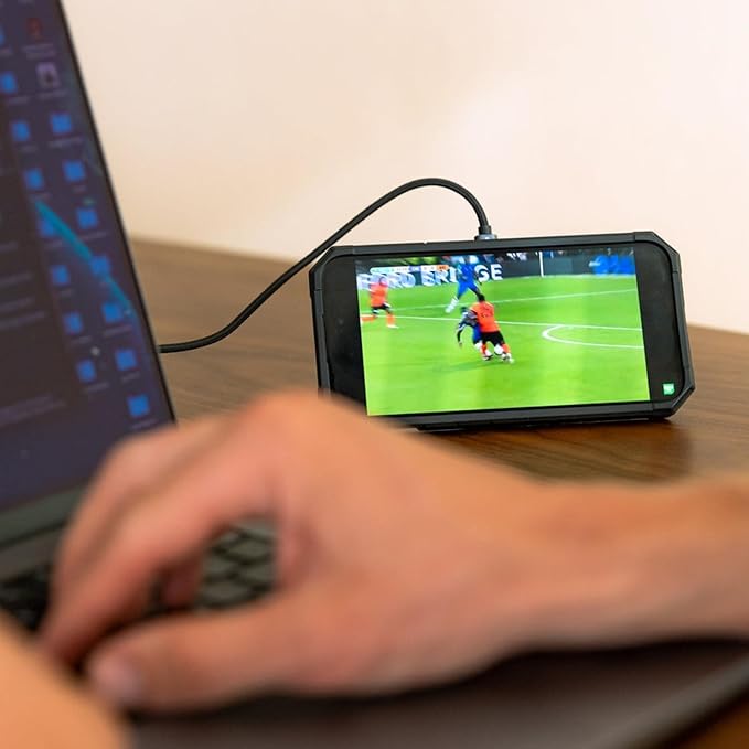 Rokform Magnetic Wireless Charger with Stand, Includes USB-C to USB-C Cable (Black)