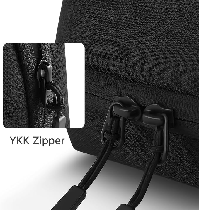 simtoper Electronic Organizer Travel Case Bag for Cables, Switch, SD card, Passport and More – Ultimate Protection & Portability Waterproof (Black)