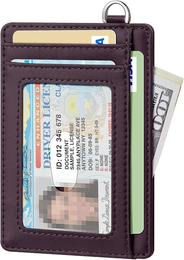 FurArt Slim Minimalist Wallet, Front Pocket Wallets, RFID Blocking, Credit Card Holder for Men