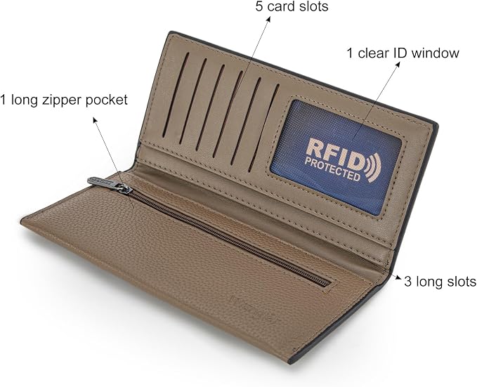 Montana West X Wrangler Wallets Women RFID Blocking Bifold Wallets, Card Cases & Money Organizers Clutch Wallet