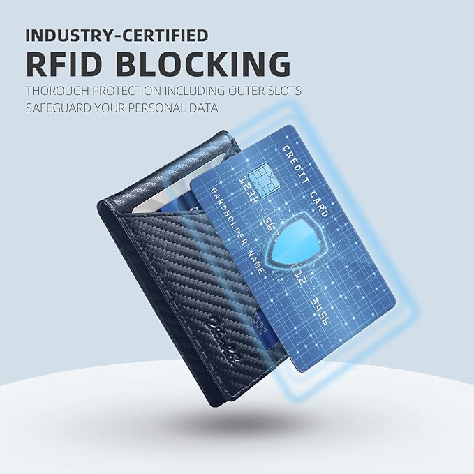 Zitahli Bifold Wallets for Men - Slim RFID Leather Credit Card Holder for 6-11 Cards, Minimalist Thin Wallet with ID Window & Cash Slot,Front Pockt Carteras Para Hombres, Birthday Gifts for Men | Slim, RFID Blocking, Premium, Front Pocket, Gift Box, Le...