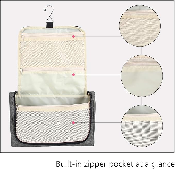 Teamoy Travel Storage Bag Compatible with Dyson Airwrap Styler, Portable Travel Organizer for Airwrap Styler and Attachments, Gray