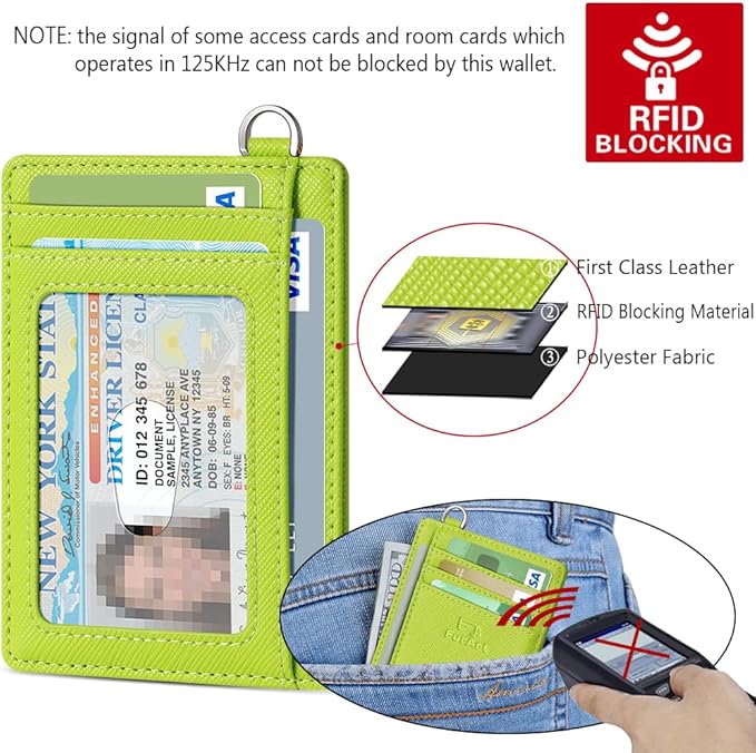 FurArt Slim Minimalist Wallet, Front Pocket Wallets, RFID Blocking, Credit Card Holder for Men
