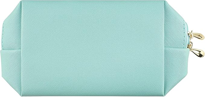 Small Makeup Bag Portable Cosmetic Bag for Women Makeup Pouch Waterproof Toiletry Bag for Travel (Green, Normal)