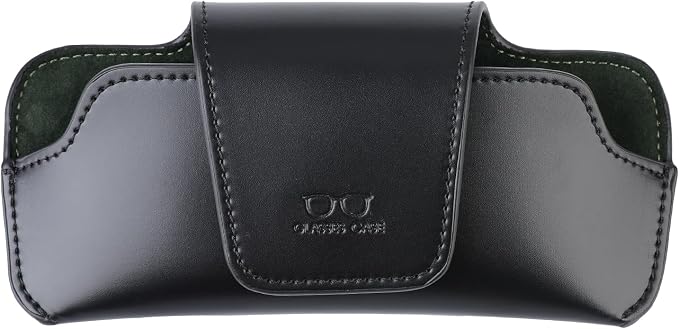 Sunglass Holder for Car Visor, Car Sunglasses Holder Leather, Eyeglasses Holder Glasses Storage Case Visor Accessories