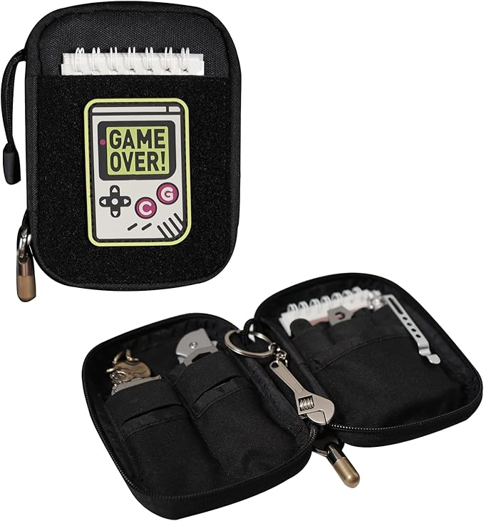 Mighty Pouch EDC Organizer - Nylon EDC Pocket Pouch with Hook and Loop Closure