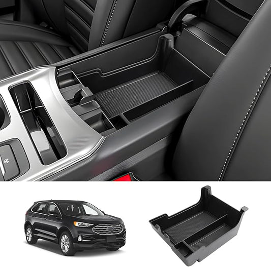LUWU 2021 2022 2023 2024 2025 Edge Center Console Organizer Armrest Storage Box Insert Tray 2024 2025 Edge Accessories Black