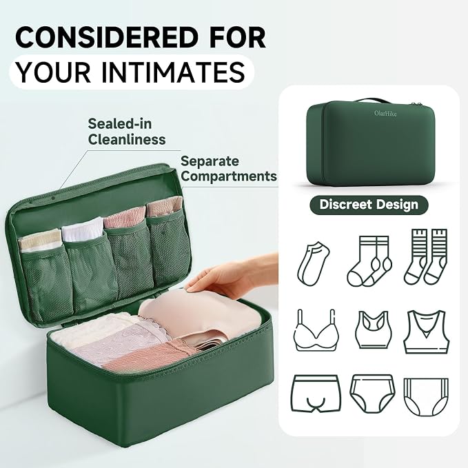 OlarHike 11 Set Packing Cubes for Travel, Gifts for Women Mom,Anti-Tearing Suitcase Organizer with Over 1000 pcs Mesh Holes,Vacation Essentials & Accessories for Cruise Ship