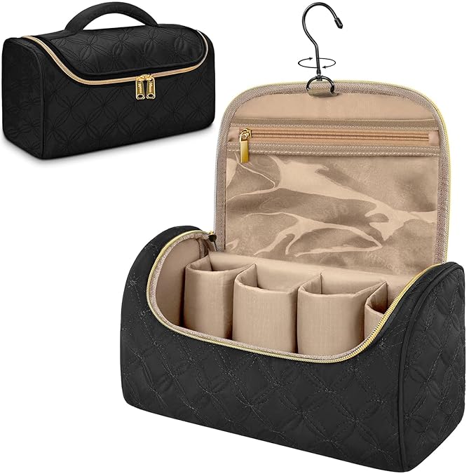 Mancro Travel Storage Case Organizer Compatible with Dyson Airwrap, Hair Dryer, 4 Curling Barrels, 2 Smoothing Brushes, Volumizing Brush, Lightweight Travel Carrying Case for Hair Curler Accessories