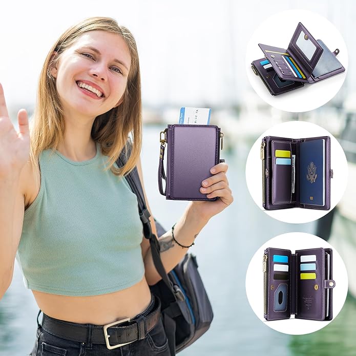 Passport Holder Wallet Bag with Holder