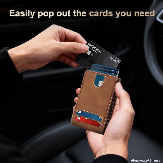 furid Gifts for Husband Him Valentines: Smart Wallet Rfid Blocking - Stocking Stuffers Gift Boxed For Boyfriend Father at Birthday Valentines Day Anniversary