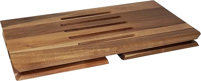 Victor DC075 High Rise Foldable Acacia Wood Laptop Stand