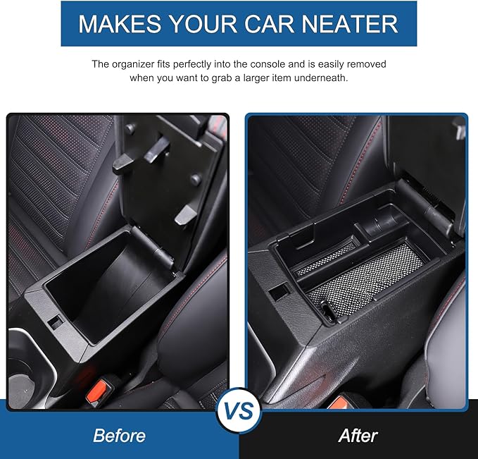 TOYCIDFG Center Console Armrest Box Organizer Tray Insert Compatible with Alfa Romeo Tonale, Car Interior Organization Accessories