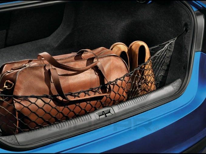 Trunk Organizer for Chrysler 200 2015-2017 – Mesh Car Trunk Organizer – Cargo Net for Coupe, Sedans – Nylon Mesh Netting – Compatible with Chrysler 200 2015-2017
