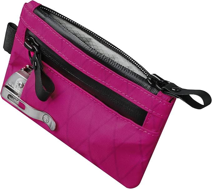 ALPAKA Zip Pouch Pro - Minimalist Zipper Wallet - with RFID Blocking ID Card Holder Wallet with Zipper for Men with Multi-tool Slot