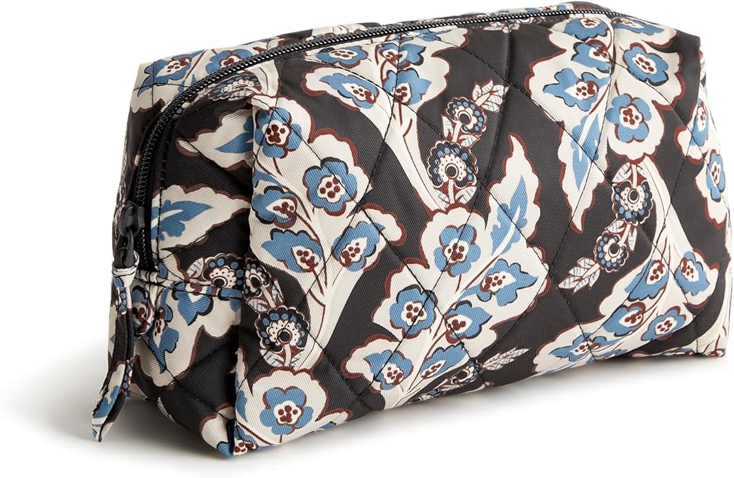 Vera Bradley Women's Performance Twill Medium Cosmetic Makeup Organizer Bag