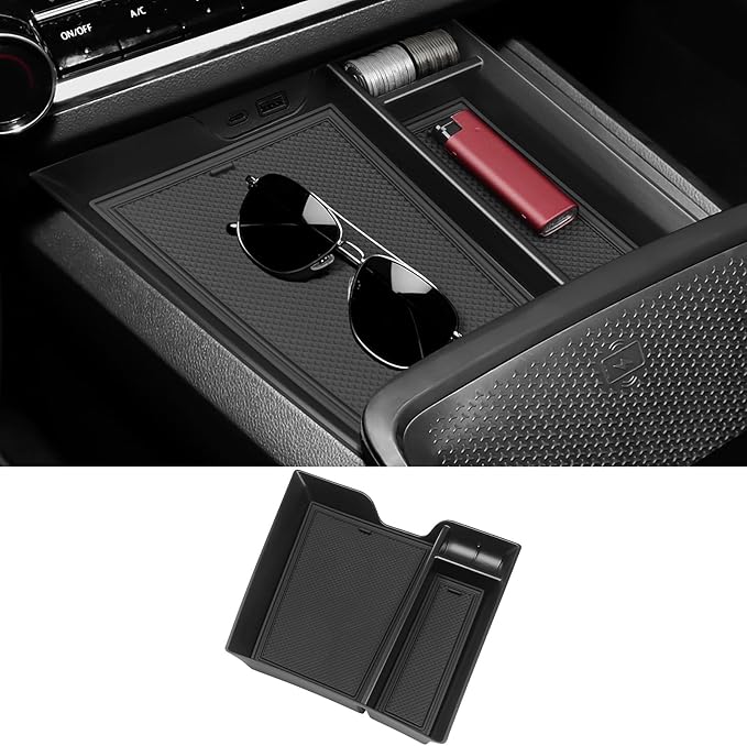 YOJOJOCO Center Console Organizer Compatible with Chevy 2025 2026 Equinox ABS Material Center Console Insert Tray Secondary Storage Box (Not for Equinox EV)