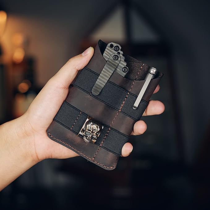 VIPERADE PL5 EDC Organizer Pouch, Slim EDC Pouch with DIY Patch Area for Daily Carry
