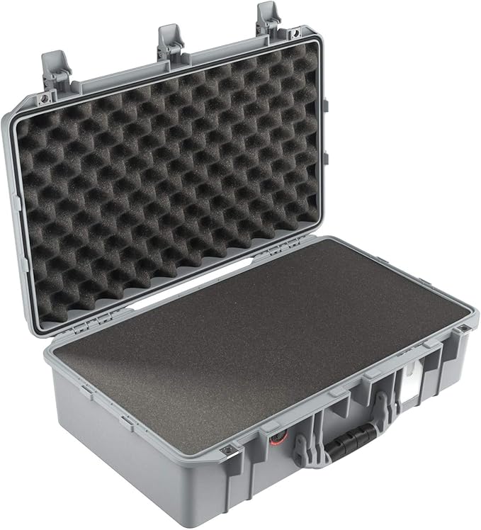 Pelican Air 1555 Case With Foam - Silver