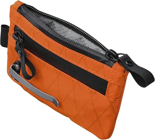 ALPAKA Zip Pouch Pro - Minimalist Zipper Wallet - with RFID Blocking ID Card Holder Wallet with Zipper for Men with Multi-tool Slot