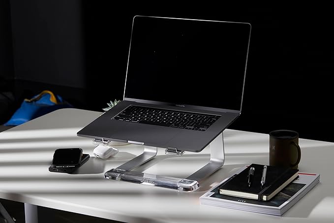 Griffin Elevator Desktop Stand for Laptops, Black - Elegant desktop stand for laptops