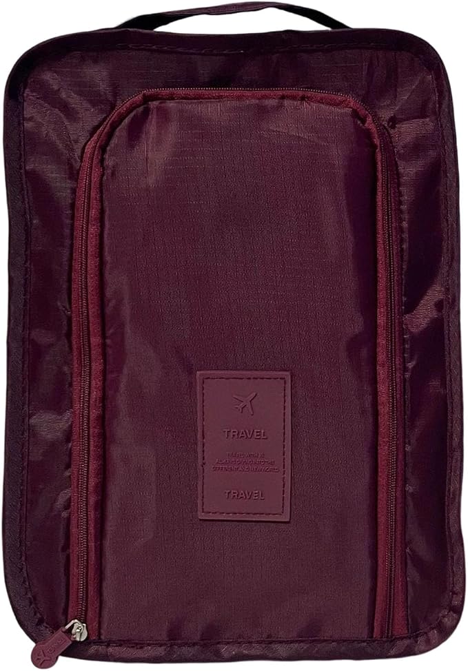 Multipurpose Travel Shoe Organiser Polyester Carryall with Separate Compartments for Gym Essential Practical Shoe